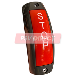PDP00016-Bell Push with Grey Body and Red Stop Button for Vertical Mounting-PSV Parts Direct
