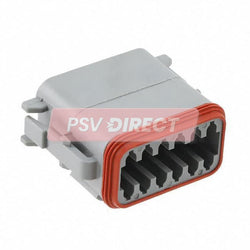 PDP00058-Deutsch sealed connector plug lnline 12 way 13a 250 VDC cable size 0.5-2mm, DT06-12S-P004-PSV Parts Direct