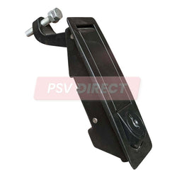PDP00217-Southco C2-32-25 Style Compartment Lock - Keyed - Raised - Grip Range: 1 - 24mm - Black-PSV Parts Direct