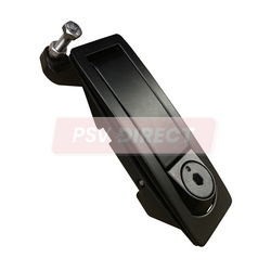 PDP00219-Southco C2-32-45 Style Compartment Lock - 4mm Hex - Raised - Grip Range: 1 - 24mm - Black-PSV Parts Direct