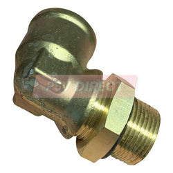 PDP00319-90 Degree Elbow Adaptor Connector Male to Female, Thread A M22 x 1.5, Thread B M22 x 1.5, Thread C M16 x 1.5-PSV Parts Direct