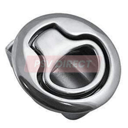 PDP00389-Southco M1-61-8 Recessed Handle, Push-to-Close Latch, Medium Size, No Restriction, 2 - 7mm (.075 - .275 in) Door thickness, 25.5mm (1.00 in) Grip, 316 Stainless Steel, Electropolished-PSV Parts Direct