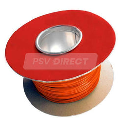 PDP00657-Single Core PVC Thin Wall Auto Cable 32/0.20mm 1.00mm2 16.5A 100 Metre Roll, Orange-PSV Parts Direct