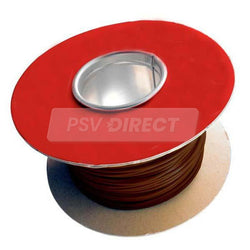 PDP00659-Single Core PVC Thin Wall Auto Cable 32/0.20mm 1.00mm2 16.5A 100 Metre Roll, Brown-PSV Parts Direct