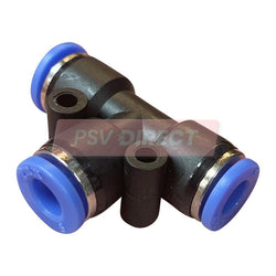 PDP01245-Pneumatic Fitting Connector, Equal Tee, Internal Diameter: 6mm-PSV Parts Direct