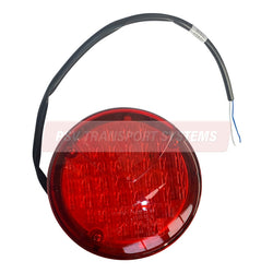 PDP13385-24V 122.5mm LED Rear Fog Lamp with Red Reflectors, Offside
