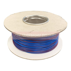 PDP17716-Single Core PVC Thin Wall Auto Cable 32/0.20mm 1.00mm2 16.5A 100 Metre Roll, Blue/Red