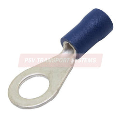 PDP18008-Blue Ring Terminal, Connector Size 6.4mm, Conductor Size 1.5-2.5mm², Cable Size 21-35/0.30mm