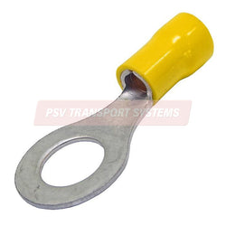 PDP18012-Yellow Ring Terminal, Connector Size 8mm, Conductor Size 3-6mm², Cable Size 44-84/0.30mm