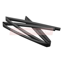 PDP18243-Black Adhesive Heat Shrink Tube, I/D Unshrunk: 9.5mm, I/D Fully Shrunk: 3.2mm, Shrink Ratio: 3:1, 1.2 Metre Length