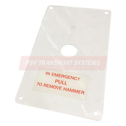 PDP19051-Plastic Emergency Hammer Cover for Optare