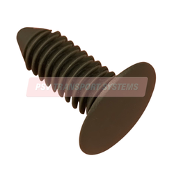 PDP01408-Fir Tree Button, Grey, 16mm Diameter-PSV Parts Direct