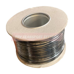 PDP01206-Twin Core Flat PVC Auto Cable, 2 x 14/0.30mm, 1.00mm2 8.75 Amp, Red/Black, Sheathed Black, 100M Roll-PSV Parts Direct