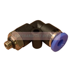 PDP01271-Pneumatic Fitting Connector, Push Fit Elbow, Internal Diameter: 4mm, Thread Size: M5-PSV Parts Direct