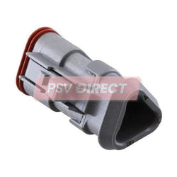 PDP00051-3 way Deutsch sealed connector plug lnline 13a 250VDC cable size 0.5-2mm, DT06-3S-E008-PSV Parts Direct