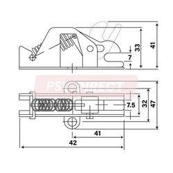 PDP00105-Pressure/Clasp Lock-PSV Parts Direct