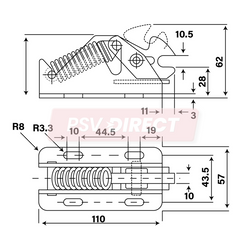 PDP00108-Slam Latch-PSV Parts Direct