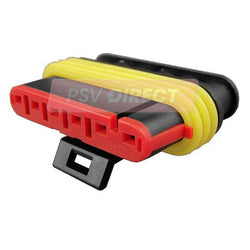 PDP00226-Superseal Connector 1.5mm Female Blade Housing supplied with Terminals and Seals, 6 Way-PSV Parts Direct