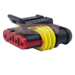 PDP00228-Superseal Connector 1.5mm Female Blade Housing supplied with Terminals and Seals, 4 Way-PSV Parts Direct