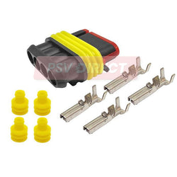 PDP00228-Superseal Connector 1.5mm Female Blade Housing supplied with Terminals and Seals, 4 Way-PSV Parts Direct