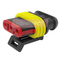 PDP00229-Superseal Connector 1.5mm Female Blade Housing supplied with Terminals and Seals, 3 Way-PSV Parts Direct