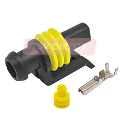 PDP00231-Superseal Connector 1.5mm Female Blade Housing supplied with Terminals and Seals, 1 Way-PSV Parts Direct