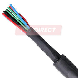 PDP00271-Heat Shrink Polyolefin Tubing, Shrink Ratio 2:1, Black, Internal Diameter 12.7mm, Wall Thickness 0.6mm, 5M Coil-PSV Parts Direct