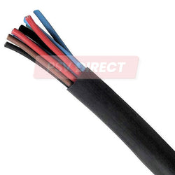 PDP00284-PVC Electrical Harness Sleeving, Black, Internal Diameter 14mm, Wall Thickness 0.5mm, 25M Roll-PSV Parts Direct