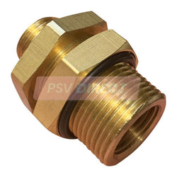 PDP00322-Straight Bulkhead Adaptor, Thread A M16 x 1.5, Thread B M22 x 1.5, Thread C M16 x 1.5-PSV Parts Direct