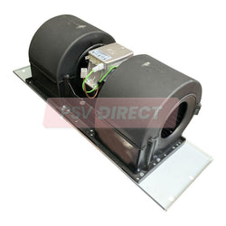PDP00368-24V Twin Blower Motor, 1100 m3/h Airflow. Width 80mm, Height 170mm, Length 465mm-PSV Parts Direct