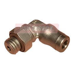 PDP00462-Pneumatic Fitting Connector, Push Fit Elbow, Internal Diameter 4mm, Thread Size M8-PSV Parts Direct
