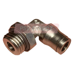 PDP00463-Pneumatic Fitting Connector, Push Fit Elbow, Internal Diameter 6mm, Thread Size G1/4"-PSV Parts Direct