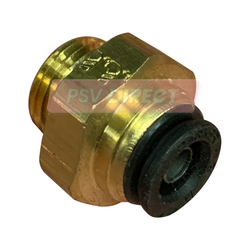 PDP00505-Straight Male Tube to Metric Thread, Internal Diameter: 8mm, Tube: M16 x 1.5-PSV Parts Direct