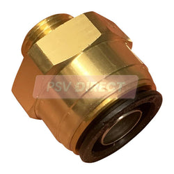 PDP00510-Straight Male Tube to Metric Thread, Internal Diameter: 16mm, Tube: M16 x 1.5-PSV Parts Direct