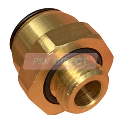 PDP00510-Straight Male Tube to Metric Thread, Internal Diameter: 16mm, Tube: M16 x 1.5-PSV Parts Direct