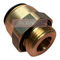 PDP00511-Straight Male Tube to Metric Thread, Internal Diameter: 16mm, Tube: M22 x 1.5-PSV Parts Direct