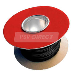 PDP00651-Single Core PVC Thin Wall Auto Cable 32/0.20mm 1.00mm2 16.5A 100 Metre Roll, Black-PSV Parts Direct