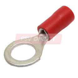 PDP00688-Red Ring Terminal, Connector Size 6.4mm, Conductor Size 0.5-1.5mm², Cable Size 9-21/0.30mm-PSV Parts Direct