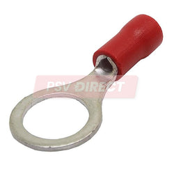 PDP00689-Red Ring Terminal, Connector Size 8mm, Conductor Size 0.5-1.5mm², Cable Size 9-21/0.30mm-PSV Parts Direct