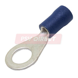 PDP00692-Blue Ring Terminal, Connector Size 6.4mm, Conductor Size 1.5-2.5mm², Cable Size 21-35/0.30mm-PSV Parts Direct