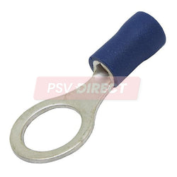 PDP00693-Blue Ring Terminal, Connector Size 8mm, Conductor Size 1.5-2.5mm², Cable Size 21-35/0.30mm-PSV Parts Direct
