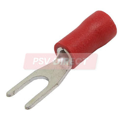 PDP00699-Red Fork Connector, Connector Size 3.7mm, Conductor Size 0.5-1.5mm², Cable Size 9-21/0.30mm-PSV Parts Direct
