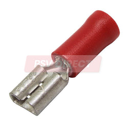 PDP00704-Red Push On Terminal, Connector Size 4.8mm, Conductor Size 0.5-1.5mm², Cable Size 9-21/0.30mm-PSV Parts Direct