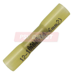PDP00733-Yellow Self Adhesive Heat Shrink Butt Connector, Conductor Size 3-6mm², Cable Size 44-84/0.3mm-PSV Parts Direct