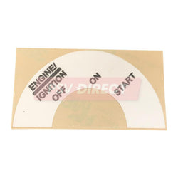 PDP01351-Engine Ignition Switch Label-PSV Parts Direct
