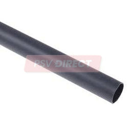 PDP1103-Black Adhesive Heat Shrink Tube, I/D Unshrunk: 9.5mm, I/D Fully Shrunk: 3.2mm, Shrink Ratio: 3:1, 1.2 Metre Length-PSV Parts Direct