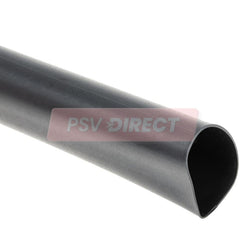 PDP1105-Black Adhesive Heat Shrink Tube, I/D Unshrunk: 20mm, I/D Fully Shrunk: 5mm, Shrink Ratio: 4:1, 1.2 Metre Length-PSV Parts Direct
