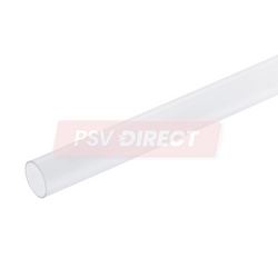 PDP1113-Clear Heat Shrink Tube, I/D Unshrunk: 6.4mm, I/D Fully Shrunk: 3.2mm, Shrink Ratio: 2:1, 1.2 Metre Length-PSV Parts Direct