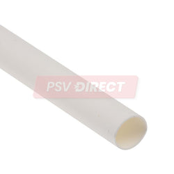 PDP1121-White Heat Shrink Tube, I/D Unshrunk: 4.8mm, I/D Fully Shrunk: 2.4mm, Shrink Ratio: 2:1, 1.2 Metre Length-PSV Parts Direct