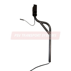 PDP15491-19mm Mirror Arm, 530mm Drop, 205mm Extend, Heated, 24V